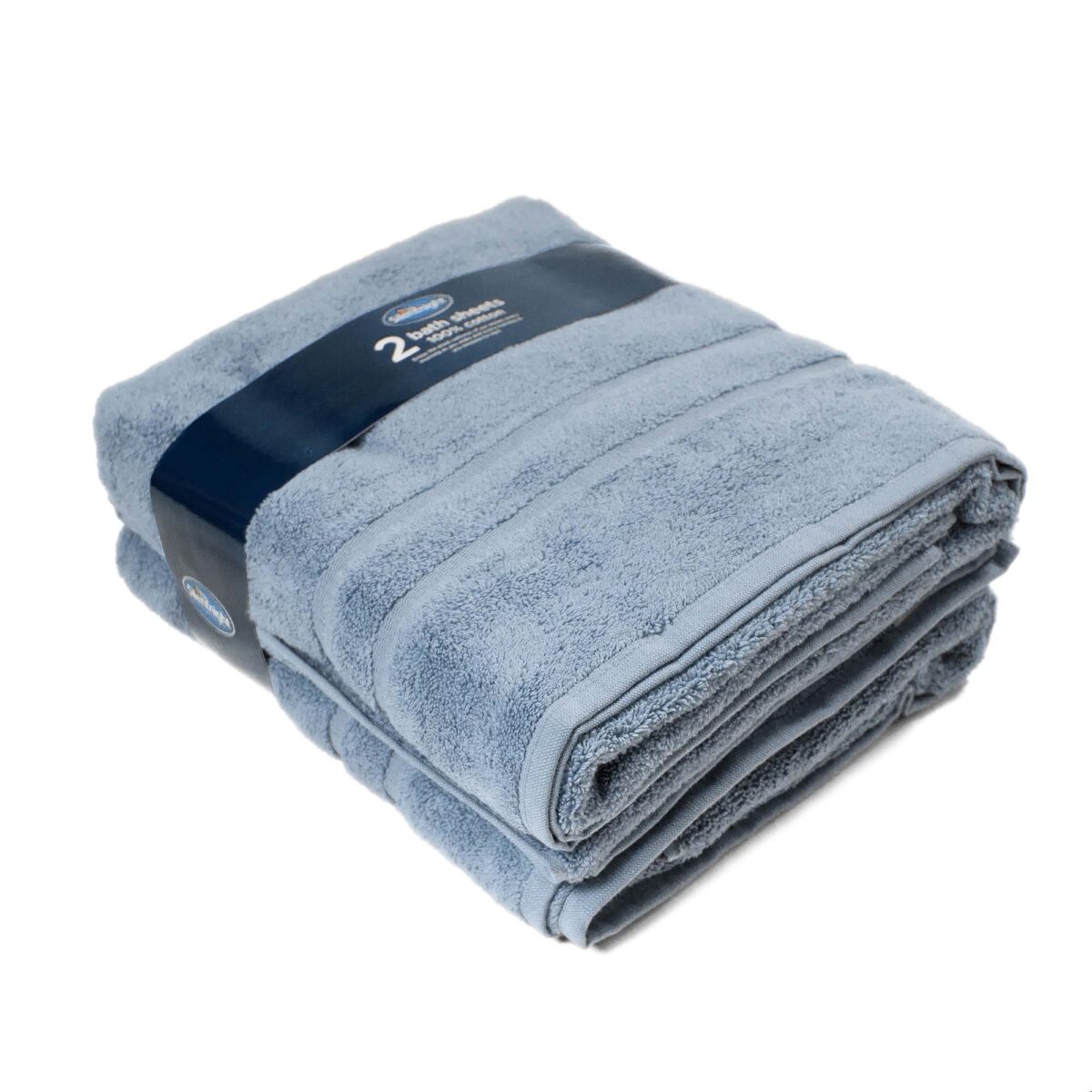 Silentnight 100% Cotton 525GSM Towels - 2 Piece Bath Sheet Set