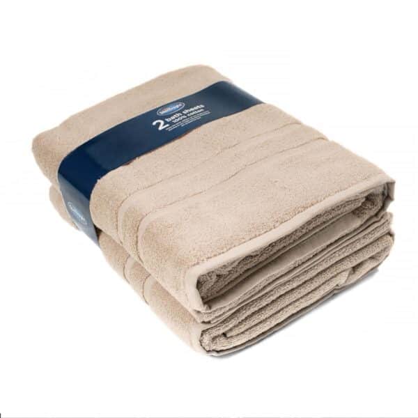 Silentnight 100% Cotton 525GSM Towels - 2 Piece Bath Sheet Set