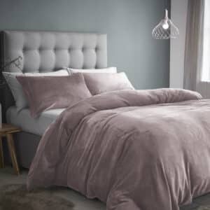 Silentnight Super Soft Velvet Touch Duvet Set - Rose