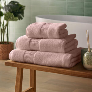 Silentnight Luxury Cotton Towels | Pink- 6 Pack