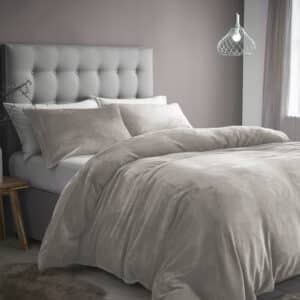 Silentnight Super Soft Velvet Touch Duvet Set - Natural