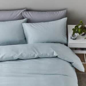 Silentnight Pure Cotton Duvet Cover - Duck Egg