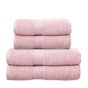 Silentnight Lurex Towels - Blush