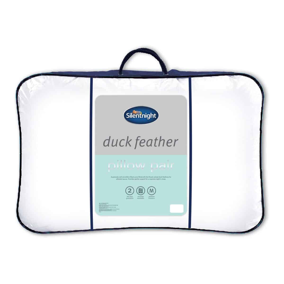Silentnight Duck Feather Pillow Pair