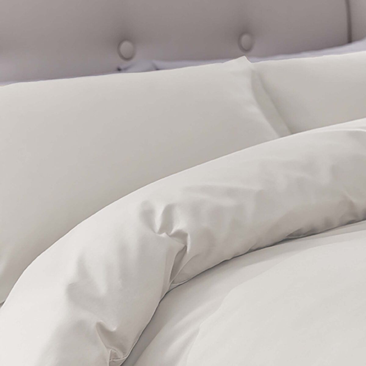 Silentnight Pure Cotton Duvet Cover Set - Cream