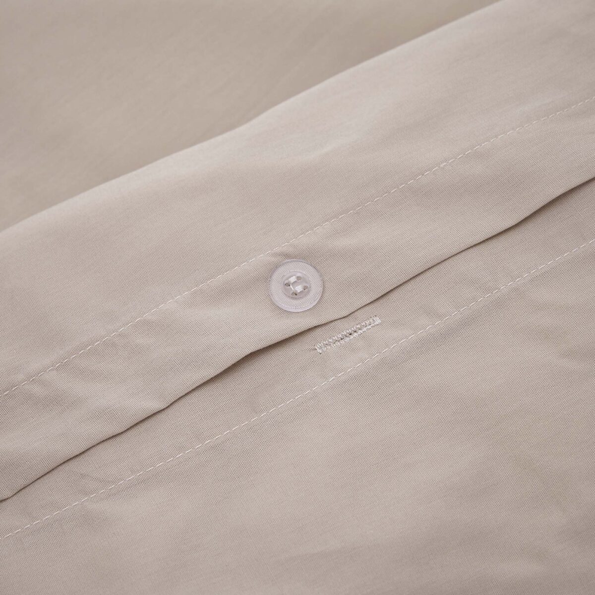 Silentnight Pure Cotton Duvet Cover Set - Stone