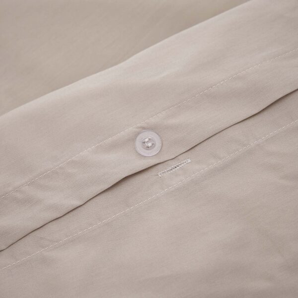 Silentnight Pure Cotton Duvet Cover Set - Stone