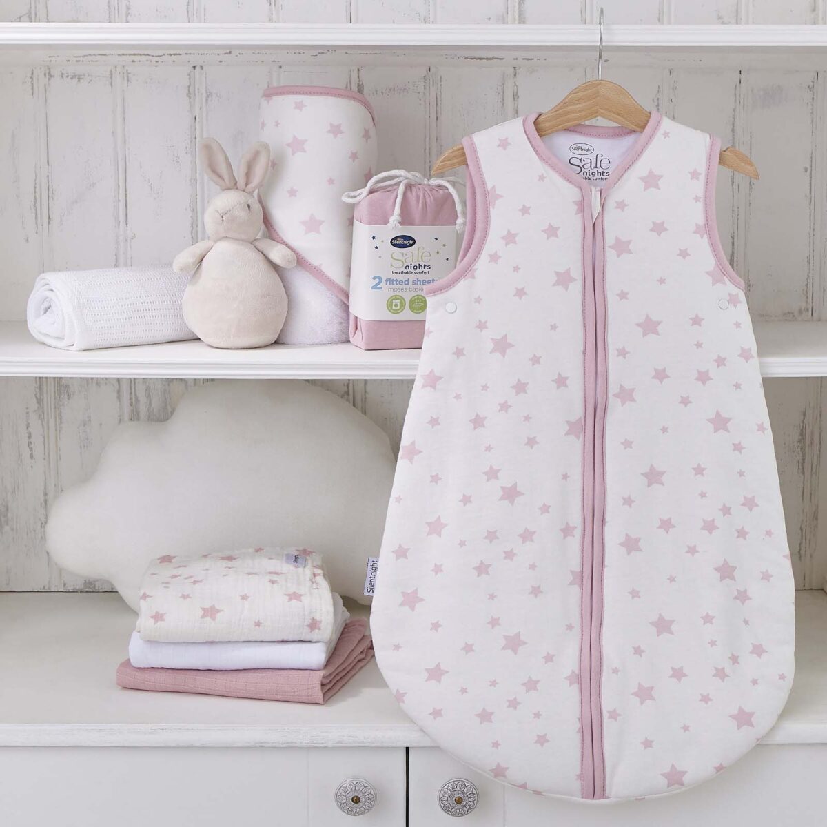 Silentnight Safe Nights 8 Piece Nursery Bundle