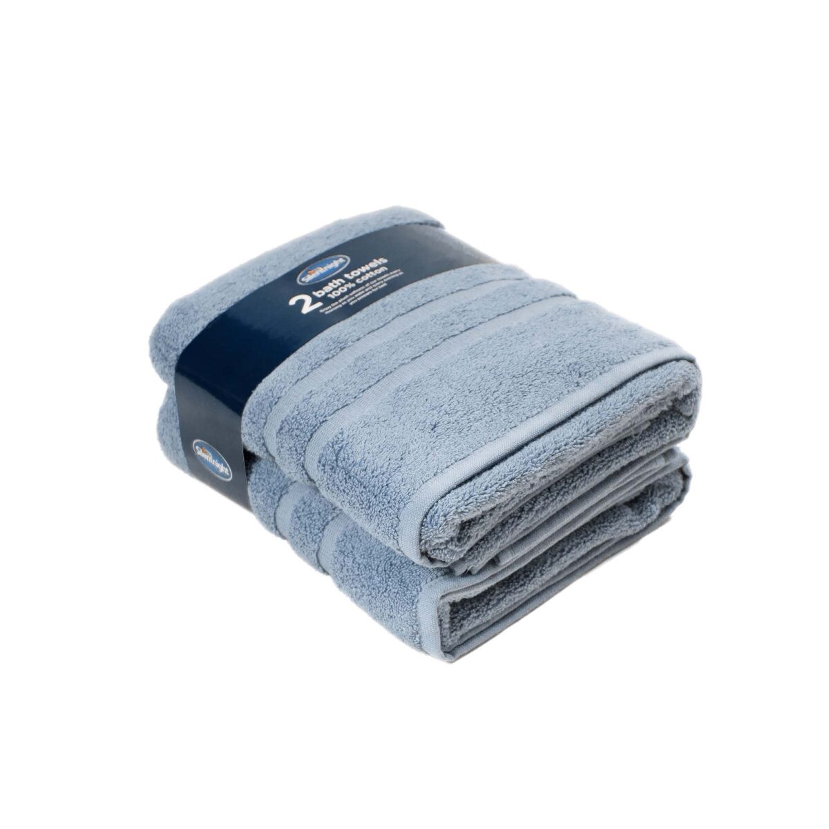 Silentnight 100% Cotton 525GSM 2 Piece Bath Towel Set