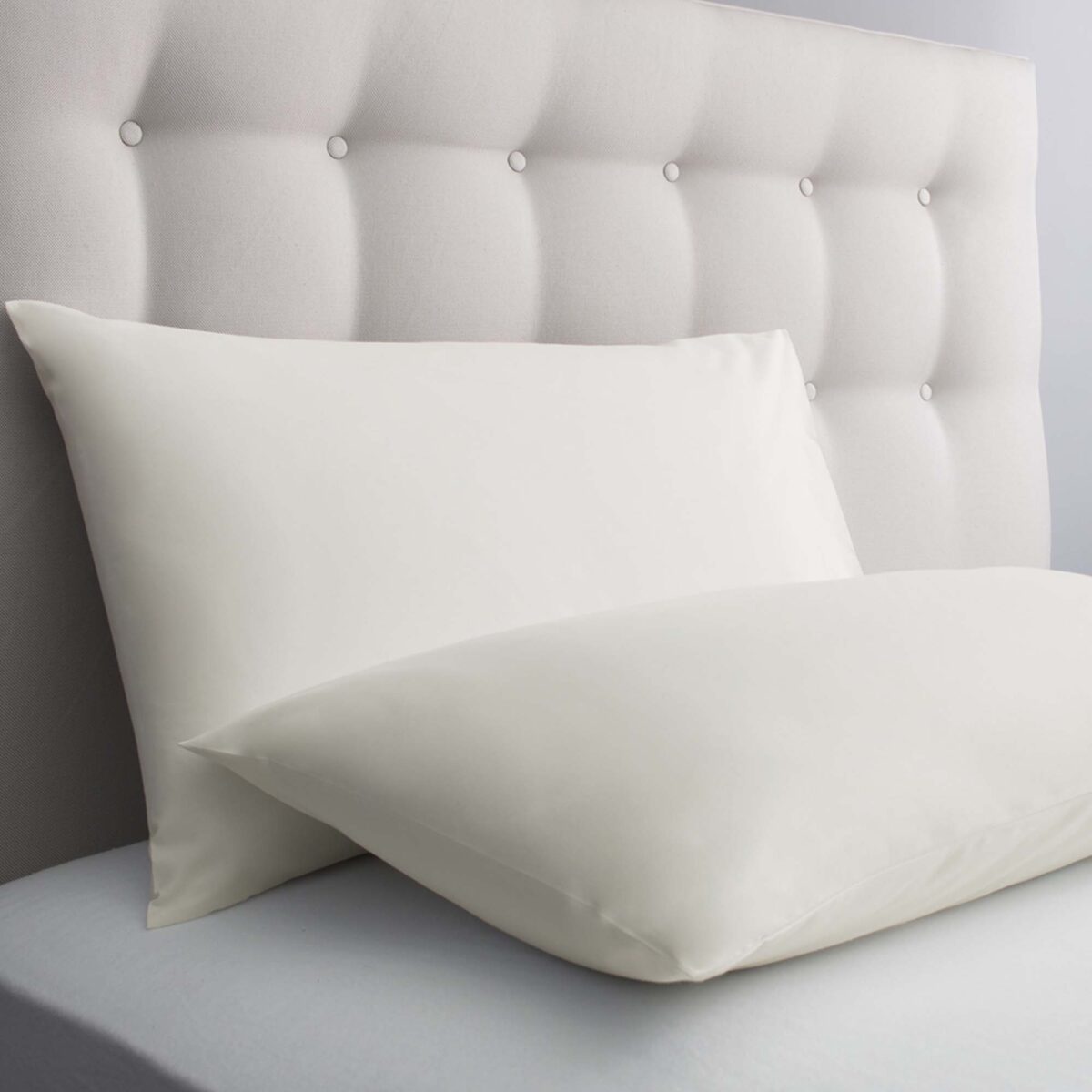 Silentnight Cotton Rich Housewife Pillowcase Pair - Cream