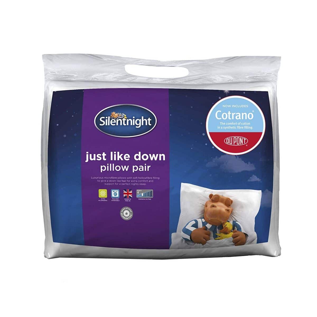 Silentnight Just Like Down Plus Pillow - 2 Pack