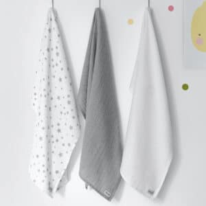 Silentnight Safe Nights Muslin Squares 3-Pack