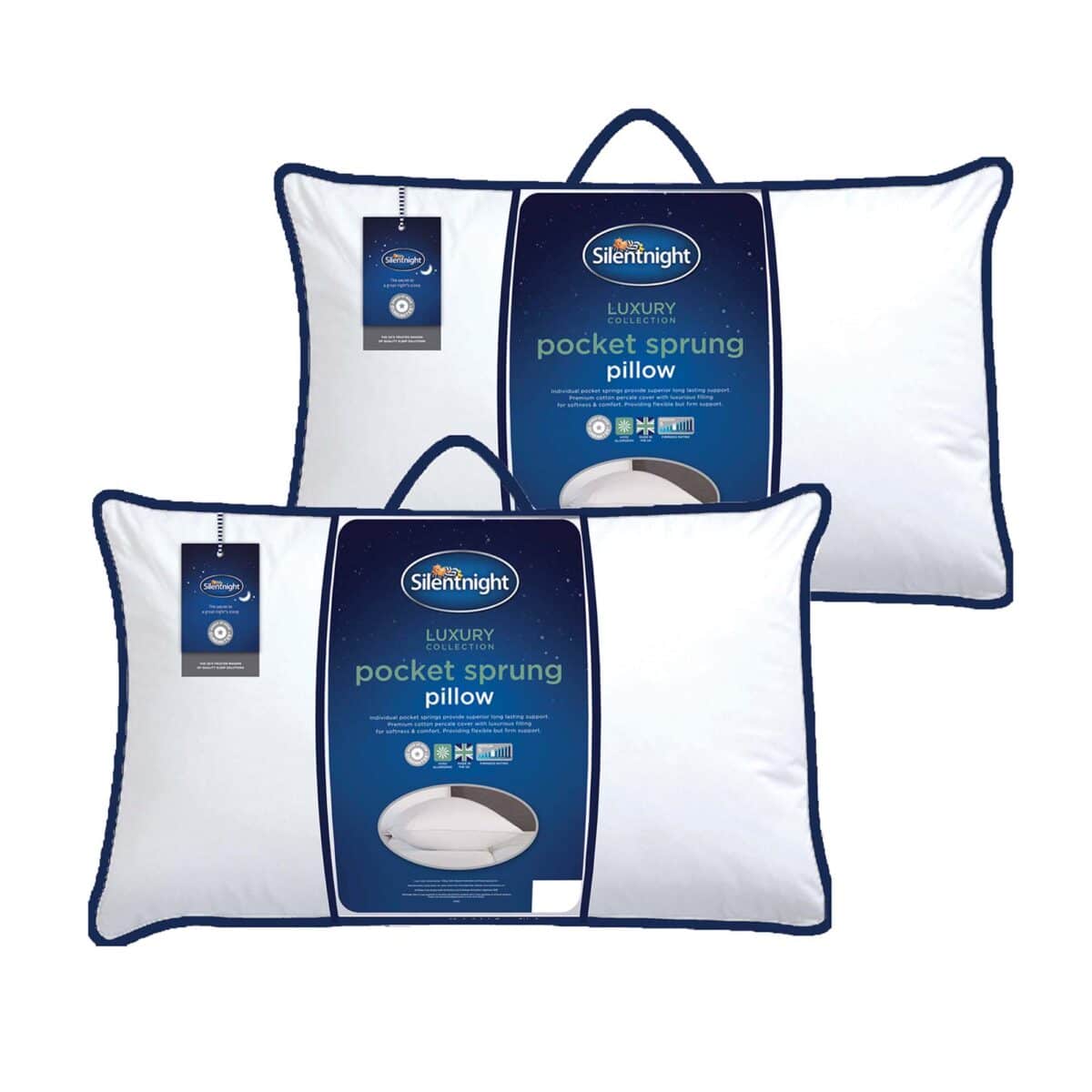 Silentnight Pocket Sprung Pillow - Pack of 2