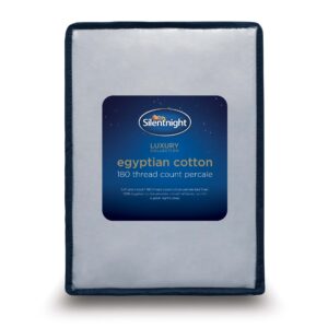 Silentnight Pure Cotton Fitted Sheet - Silver