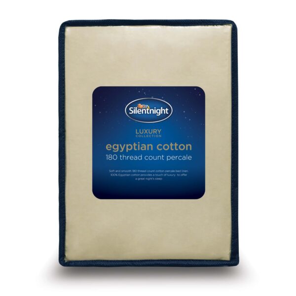 Silentnight Pure Cotton Fitted Sheet - Stone