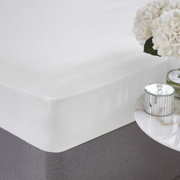 Silentnight Pure Cotton Fitted Sheet - White