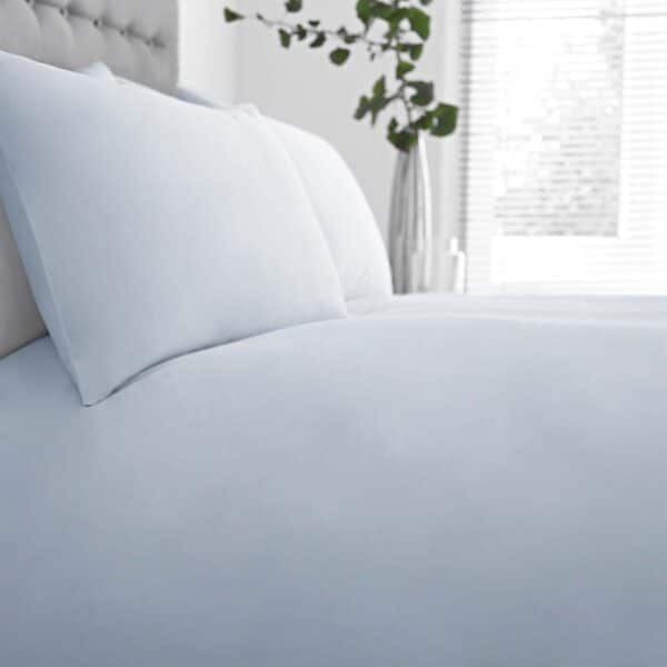 Silentnight Pure Cotton Housewife Pillowcase Pair - Silver