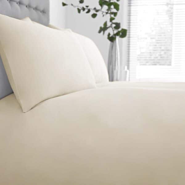 Silentnight Pure Cotton Housewife Pillowcase Pair - Stone
