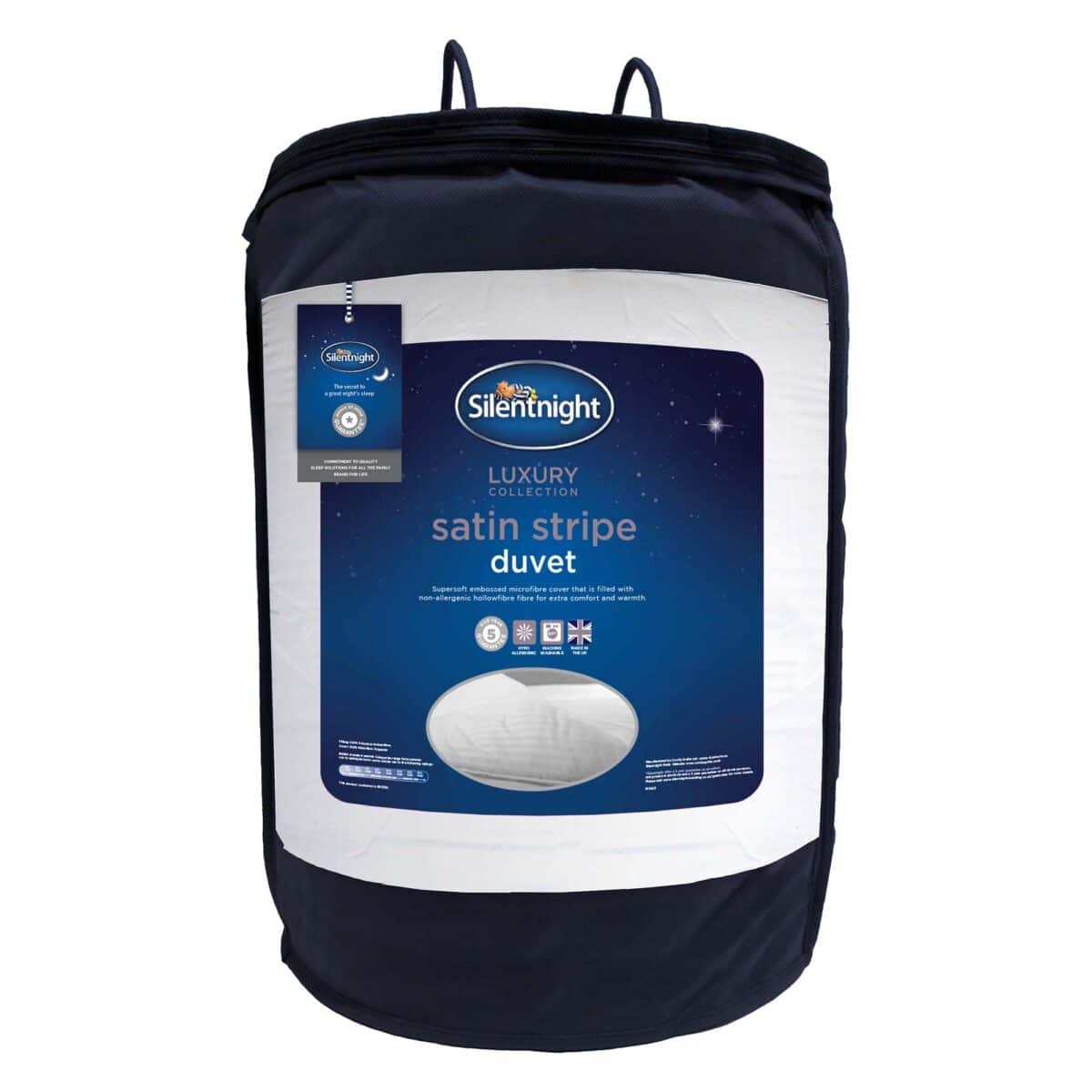 Silentnight Satin Stripe Duvet - 10.5 Tog