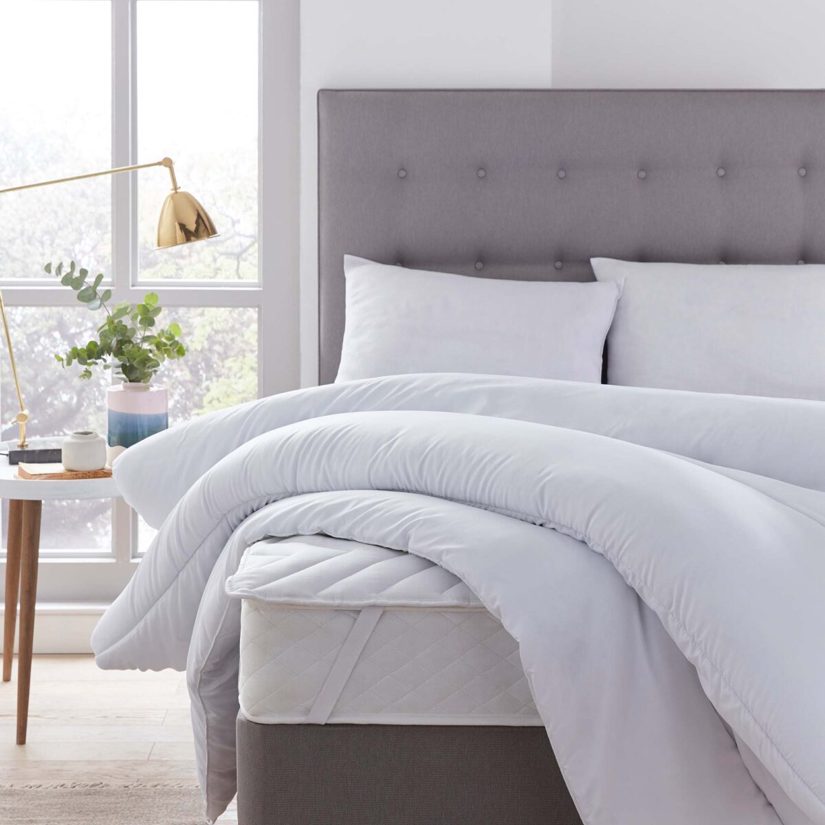 Silentnight Deep Sleep Duvet, Topper &amp; Pillow Pair Set - 13.5 Tog