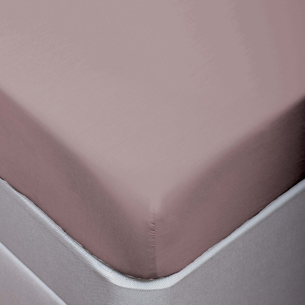 Silentnight Pure Cotton Fitted Sheet - Mauve