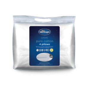 Silentnight Pure Cotton Anti-Allergen Pillows - 4 Pack