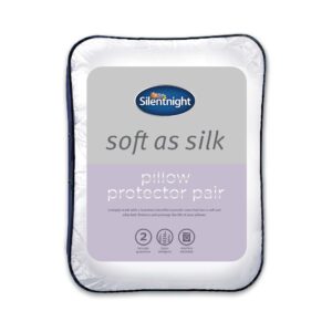 Silentnight Soft as Silk Pillow Protector Pair