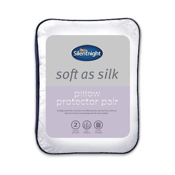 Silentnight Soft as Silk Pillow Protector Pair