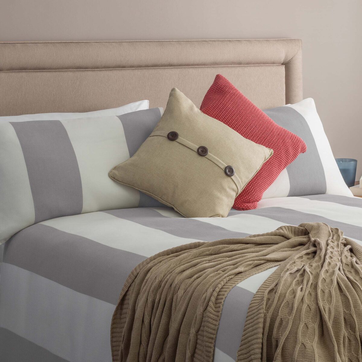 Silentnight Waffle Duvet Set - Grey