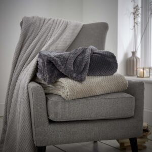 Silentnight Waffle Fleece Throw