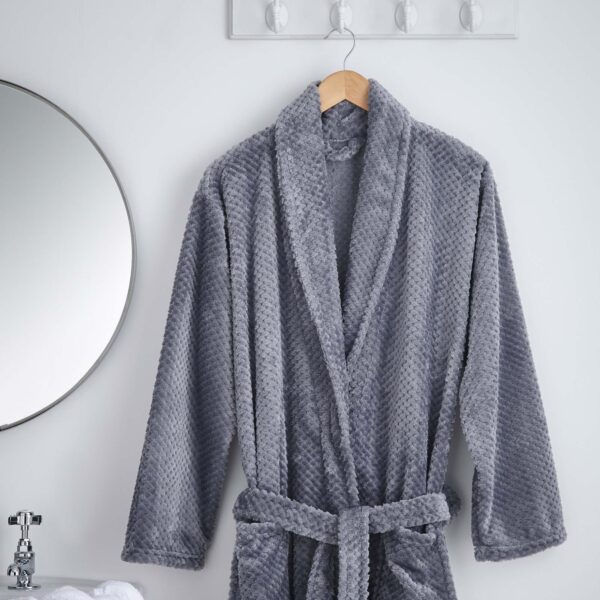 Silentnight Waffle Fleece Bathrobe