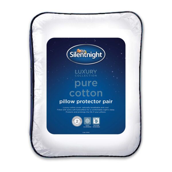 Silentnight Pure Cotton Pillow Protector Pair