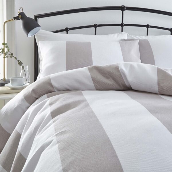 Silentnight Waffle Duvet Set - Taupe