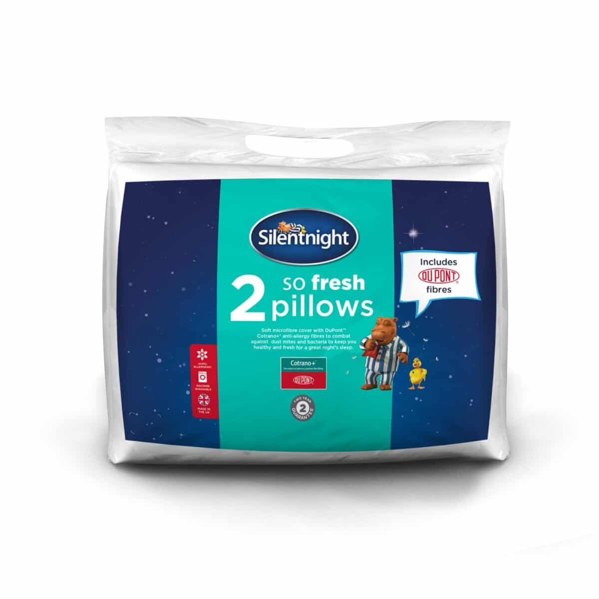 Silentnight So Fresh Pillows &amp; Pillow Protector Set