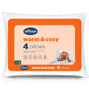 Silentnight Warm and Cosy Luxury Overlocked Pillows - Pack of 4
