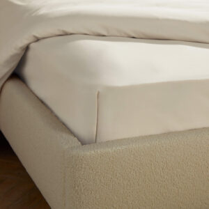 Silentnight Brushed Cotton Fitted Sheet - Almond