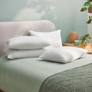 Silentnight Anti-Allergy Pillow - White, Pack of 4, Anti-Bacterial pillows